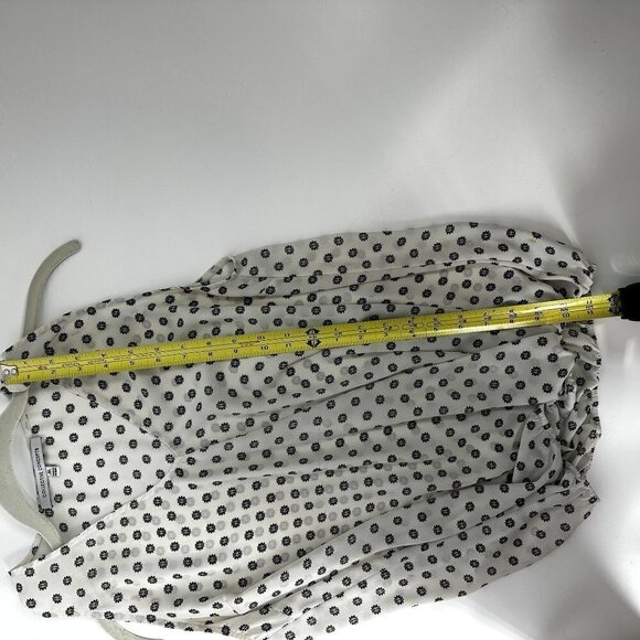 Collective Concepts Stitch Fix V-Neck Sleeveless Draped Blouse Top Size M - Picture 6 of 12